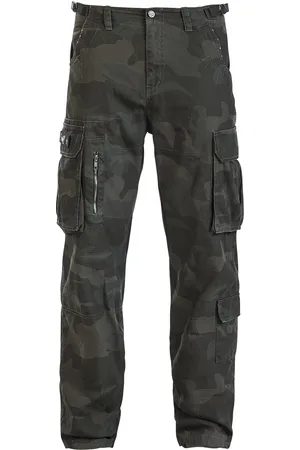 EMP Pantalones Cargo de - Army Vintage - S 4XL - para Hombre