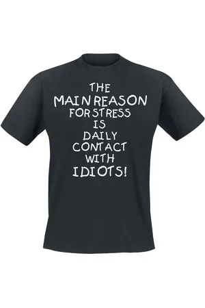 Sprüche Camiseta Fun de - Idiots - S 4XL - para Hombre