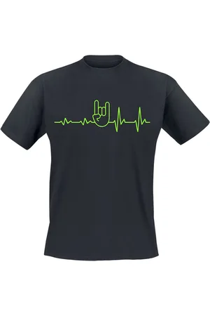 Sprüche Camiseta Fun de - EKG Heavy Metal - S 4XL - para Hombre