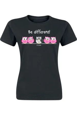 BE DIFFERENT Camiseta Fun de - - Metal - S 3XL - para Mujer