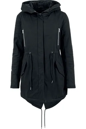 Urban classics Chaqueta de Invierno de - Parka Mujer Sherpa Forrada de Algodón - XS 5XL - para Mujer