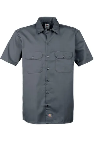 Dickies Camisa manga Corta Rockabilly de - Camisa de Trabajo de Manga Corta - M XL - para Hombre