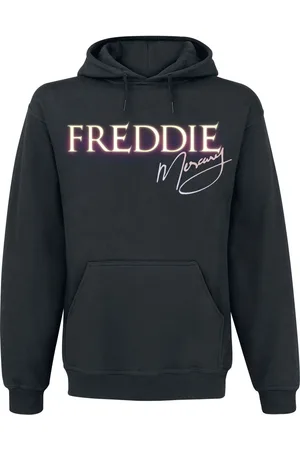 Queen Sudadera con capucha de - Freddie Mercury - Freddie Crown - S L - para Hombre