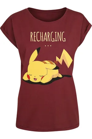 Pokemon Camiseta gaming de - Pikachu - Recharging - S XXL - para Mujer