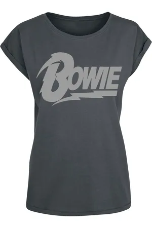 David Bowie Camiseta de - Logo - S XL - para Mujer