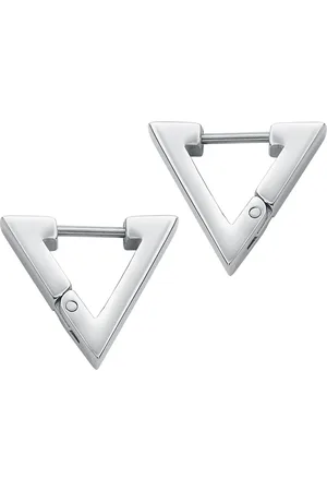 etNox Pendiente de - Triangular Dangling - para Mujer