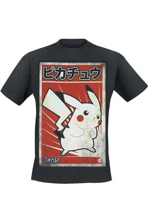 Pokemon Camiseta gaming de - Pikachu - Poster - S XXL - para Hombre