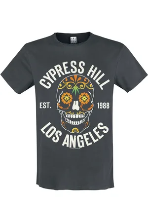 Cypress Hill Camiseta de - Amplified Collection - Floral Skull - S XXL - para Hombre
