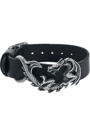Alchemy Pulsera de Cuero Gótico de - Maelstrom Leather Wristrap - para