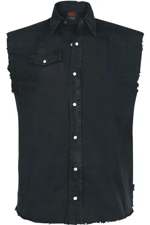 Spiral Chaleco Gótico de - Solid Black - M 4XL - para Hombre