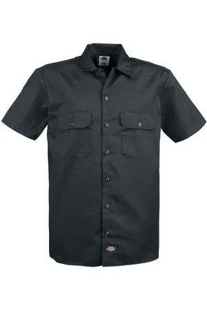 Dickies Camisa manga Corta Rockabilly de - Camisa de Trabajo de Manga Corta - S 3XL - para Hombre