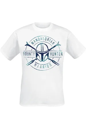STAR WARS Camiseta Disney de - The Mandalorian - Bounty Hunter Warrior - S 5XL - para Hombre