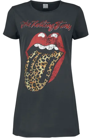 The Rolling Stones Vestido Corto de - Amplified Collection - Leopard Tongue - S XXL - para Mujer