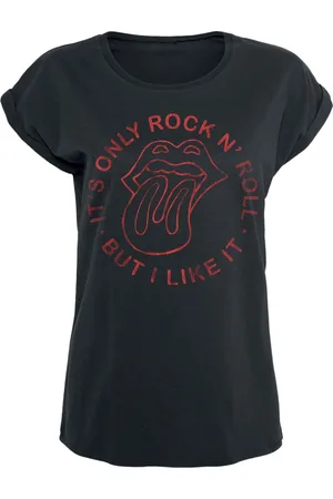 The Rolling Stones Camiseta de - Vintage Rock N Roll Tongue - S XXL - para Mujer