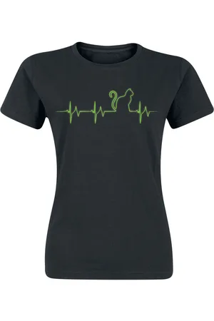 Tierisch Camiseta Fun de - Katzogramm - S XXL - para Mujer