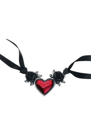 Alchemy Choker Gótico de - Blood Heart - para Mujer