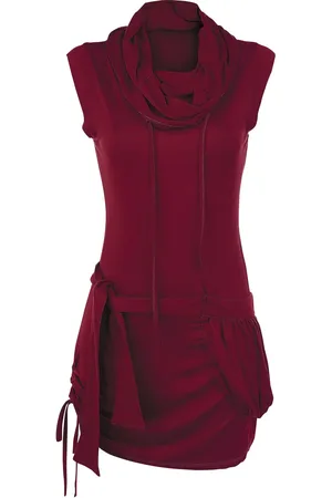 EMP Vestido Corto de - Vestido de cuello alto - S XXL - para Mujer