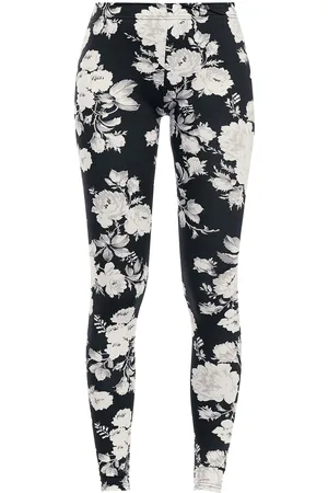 Urban classics Leggins de - Leggings de flores - XS 5XL - para Mujer