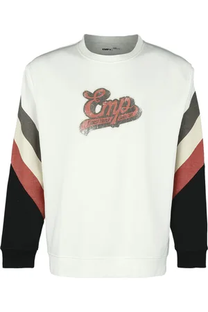 EMP Sudadera de - Sudadera con logo EMP old-school - S M - para Hombre