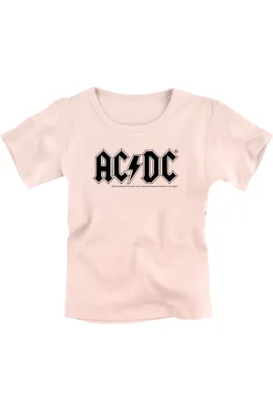 AC/DC Camiseta de - Metal-Kids - Logo - 92 164 - para niñas