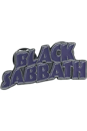 Black Sabbath Pin de - Purple Wavy Logo - para
