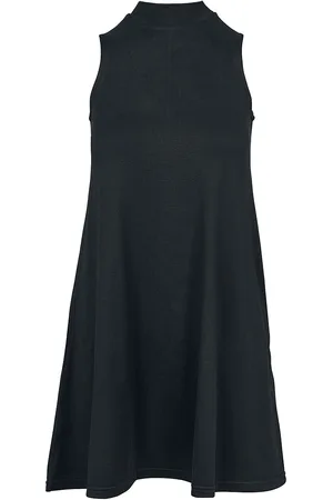Urban classics Vestido Corto de - Vestido Ladies A-Line Turtleneck - XS 5XL - para Mujer