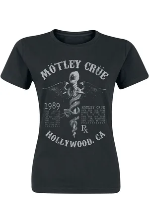 Motley Crue Camiseta de - Faded Feel Good Lyrics - M XXL - para Mujer