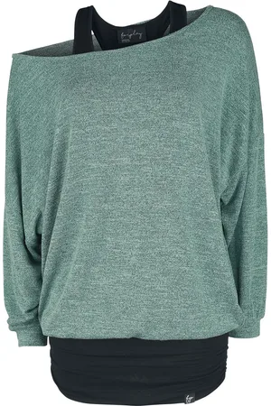 Forplay Camiseta Manga Larga de - Billie - S XXL - para Mujer