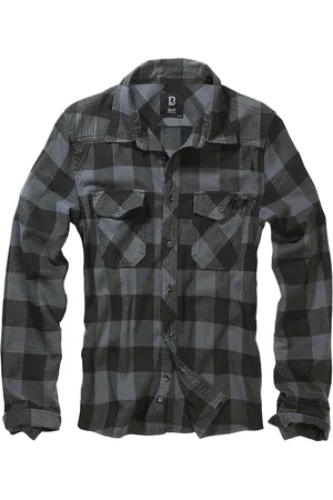 Brandit Camisa de Franela de - Camisa a cuadros - S 7XL - para Hombre