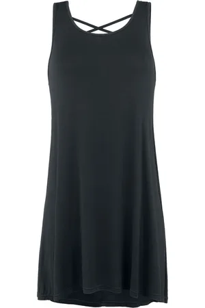 EMP Vestido Corto de - Lace Back Top - M 5XL - para Mujer