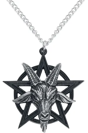 Alchemy Collar Gótico de - Colgante Baphomet - para Hombre