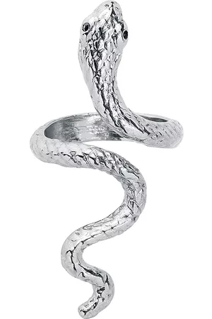 etNox Anillo Gótico de - Snake - para Mujer