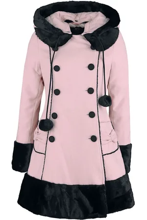 Hell Bunny Abrigo de Invierno Rockabilly de - Sarah Jane Coat - XS 3XL - para Mujer
