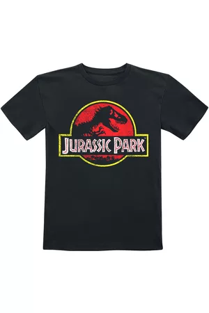 Jurassic Park Camiseta de - Kids - Distressed Logo - 116 152 - para niñas & niños