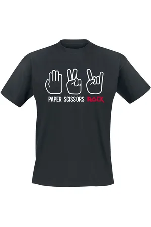 Sprüche Camiseta Fun de - Paper Scissors Rock - S 3XL - para Hombre