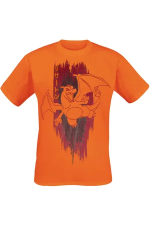 Pokemon Camiseta gaming de - Glurak - S XXL - para Hombre