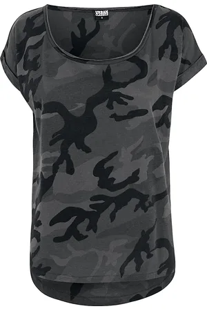 Urban classics Camiseta de - Camiseta de camuflaje - XS 5XL - para Mujer