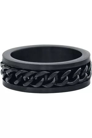 etNox hard and heavy Anillo de - Mesh Steel - para