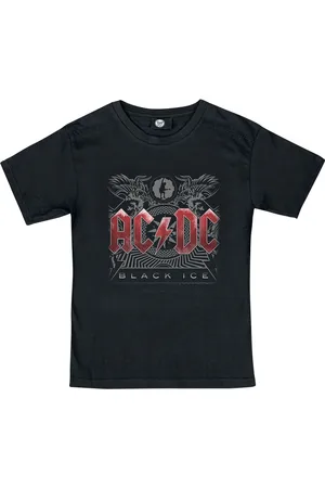 AC/DC Camiseta de - Metal-Kids - Black Ice - 92 164 - para niñas & niños