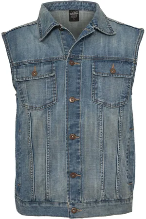 Urban classics Chaleco de - Chaleco Tejano - S XXL - para Hombre