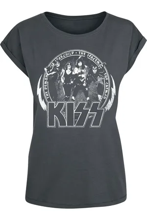 Kiss Camiseta de - Vintage Circle - S XL - para Mujer