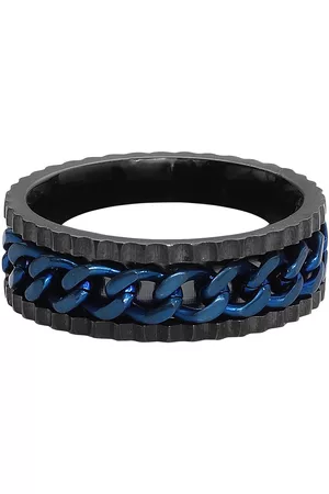 etNox Anillo de - Chain - para Hombre