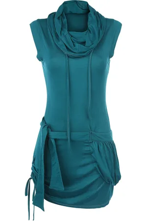EMP Vestido Corto de - Vestido de cuello alto - M L - para Mujer