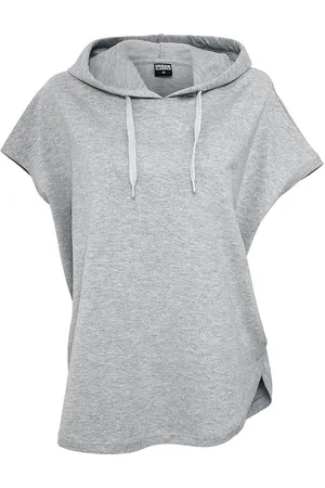Urban classics Camiseta de - Prenda mujer sin mangas con capucha - XS XL - para Mujer