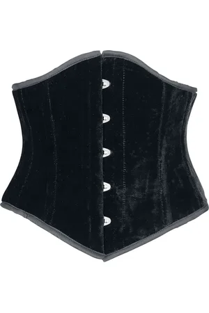 Burleska Corsé bajo pecho Gótico de - Sexy Waspie Waist Cincher - S XL - para Mujer