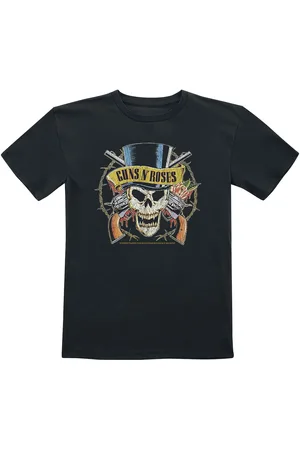 Guns N´Roses Camiseta de - Metal-Kids - Top Hat - 92 164 - para niñas & niños
