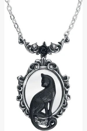 Alchemy Collar Gótico de - Feline Felicity - para Mujer