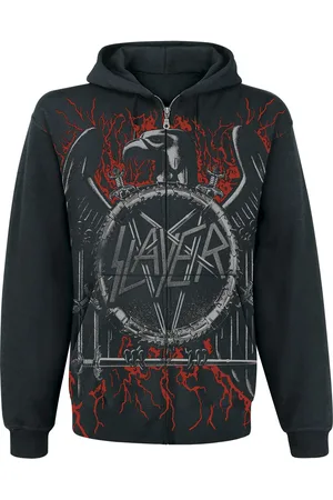 Slayer Capucha con cremallera de - Black Eagle - S XXL - para Hombre