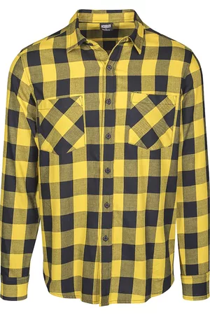 Cuadros de Camisas para Hombre amarillo |
