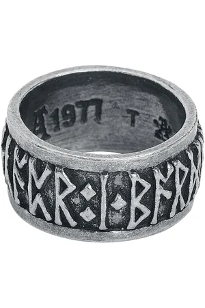 Alchemy Anillo Gótico de - Runes - para Hombre